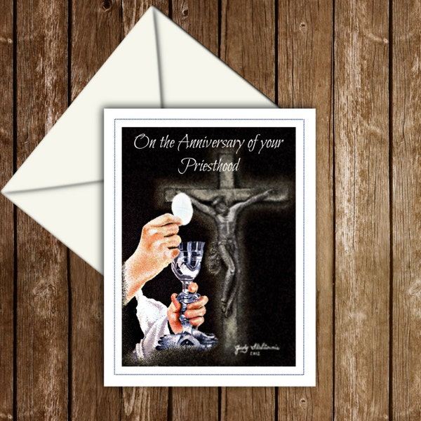 Priesthood anniversary card