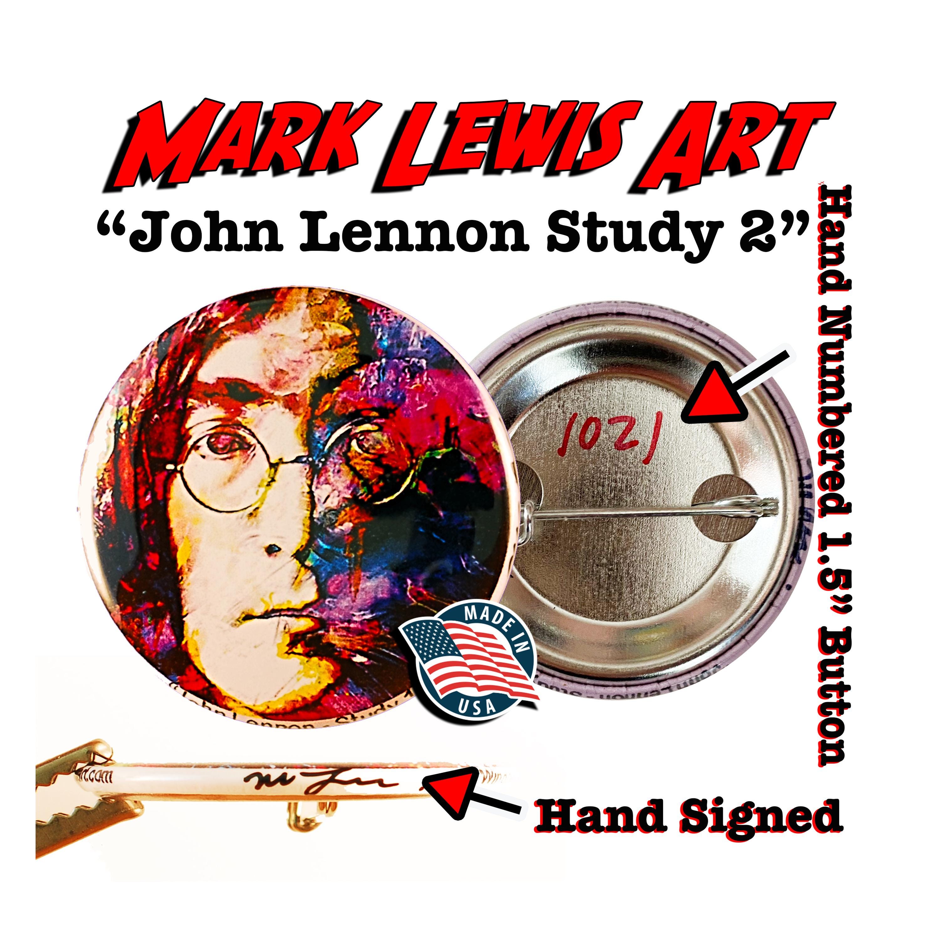 John Lennon Pin - Etsy