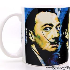 Salvador Dali coffee mugs by Mark Lewis Art - am - Living descendant of Cy Young the baseball legend