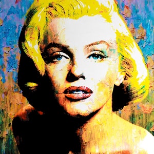 Marilyn Monroe Wall art print | Framed Limited Edition Giclee on Canvas with COA - rtt.mm.leg by Mark Lewis Art®