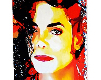 Michael Jackson ciondolo dog tag collana portachiavi più regalo borsa - pv-mj-dt by Mark Lewis Art®
