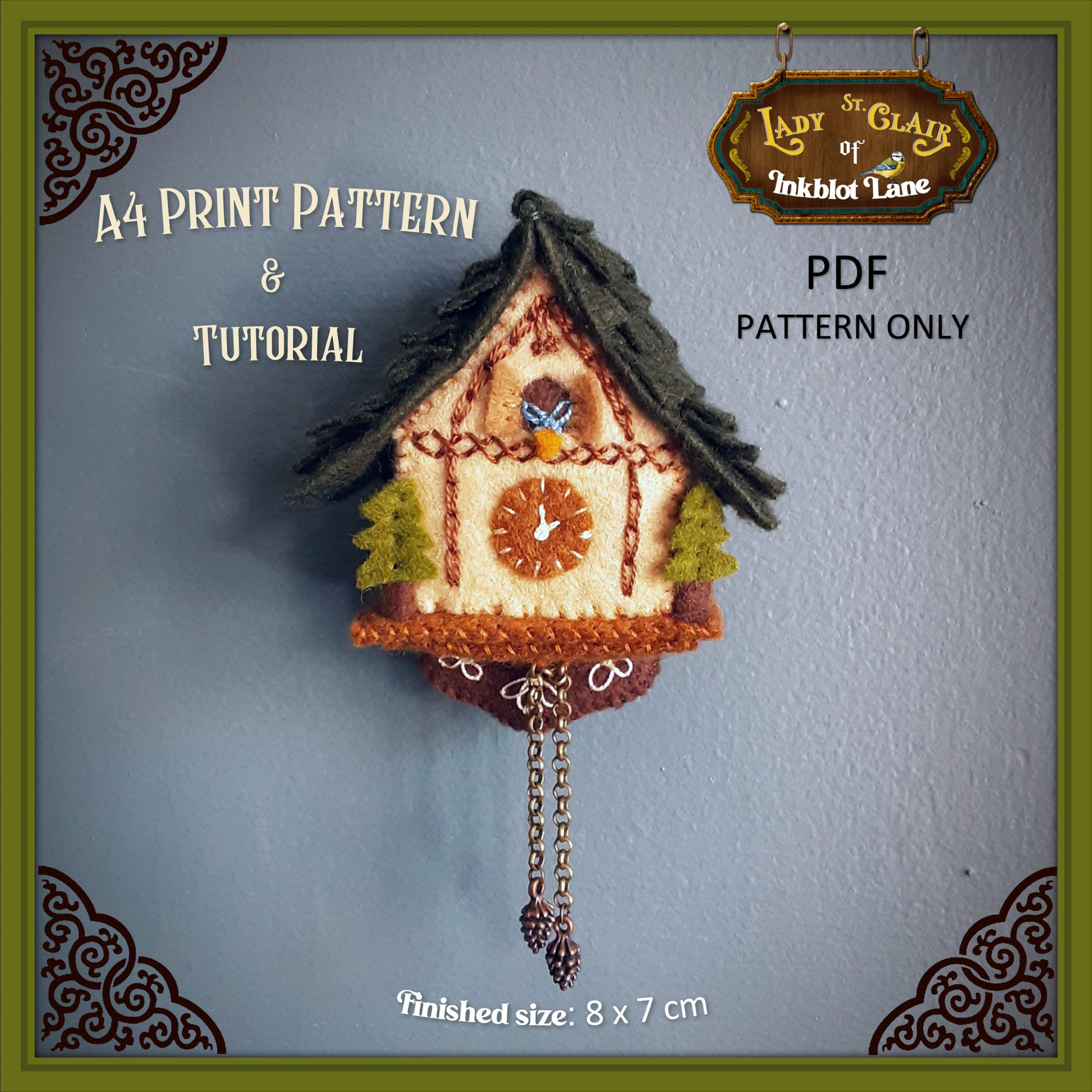 Cuckoo Clock Pattern Cuckoo Clock Pattern