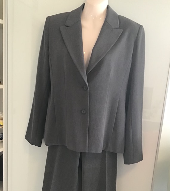 Women's Pant Suit, 90s Classic Blazer & High Waist
