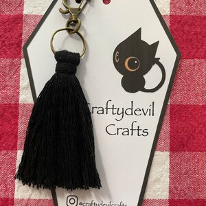 Cat Tassel Keyring