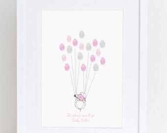 Baby Shower Guest Book Keepsake Art Elephant Holding Etsy Baby Shower Guest Book Keepsake Art Elephant Holding Etsy