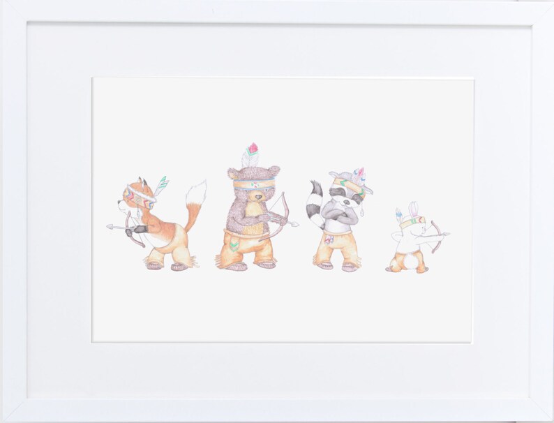 Animal Nursery art Nursery decor gift for baby baby boy Etsy