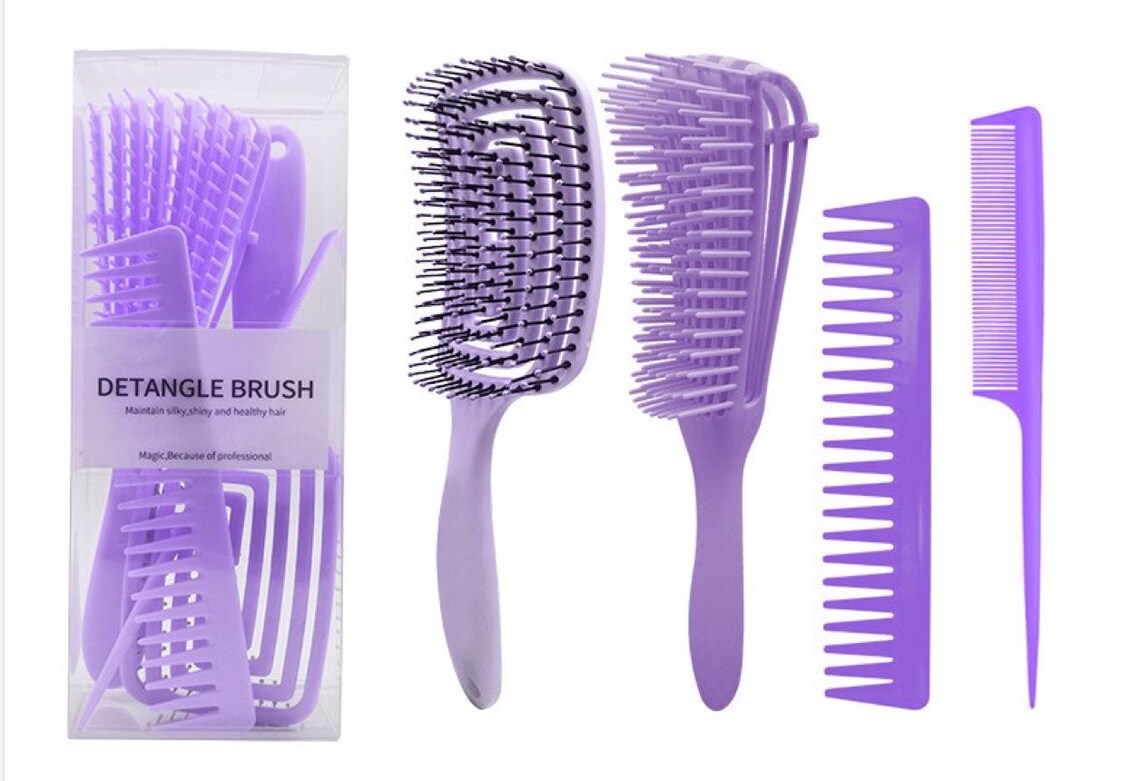 Detangling Brush and Comb set Etsy