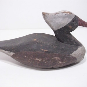 Antique/Vintage Hand Carved Merganser Duck, Merganser Decoy, Duck Decoy, Hand Carved Wooden, Wooden Decoy, Hunting Duck Decoy