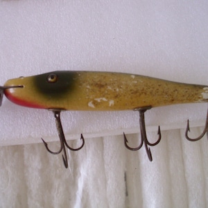 Vintage Fishing Lure, CCB Co. Fish Lures, Famous Pike Minnow , Pike Minnow Lure, Fishing Lure  Pike Lure, Fisherman Gift