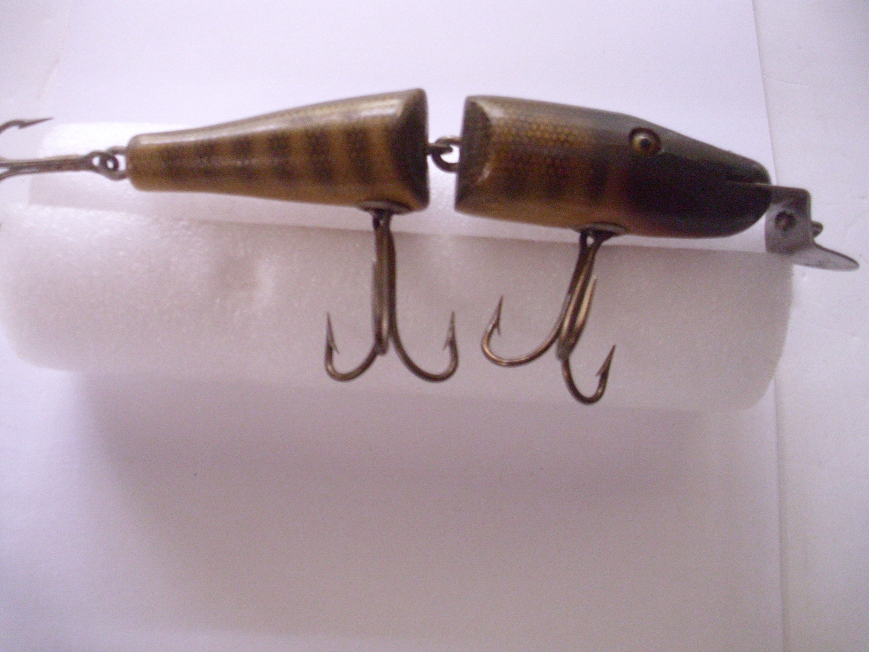 Vintage Fishing Lure, CCB Co. Fish Lures, Jointed Pike Minnow , Pike Minnow  Lure, Fishing Lure Jointer Lure, Fisherman Gift, 1920 Lure 