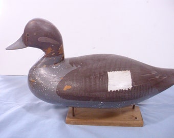 Vintage Hand Carved Goldeneye Hen Duck Decoy - Madison Mitchell