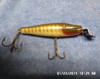 Vintage CCB Co. Pike Minnow Fishing Lure: Fisherman Gift