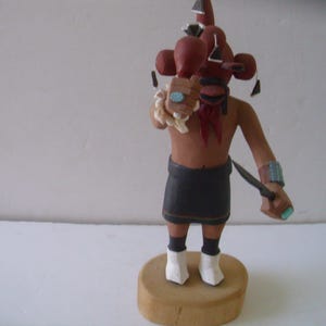 Vintage Hopi Mudhaed Kachina, Hopi Kachina,  American  Indian Kachina, Cottonwood Kachina,  Authentic Indian Kachina, Hand Made