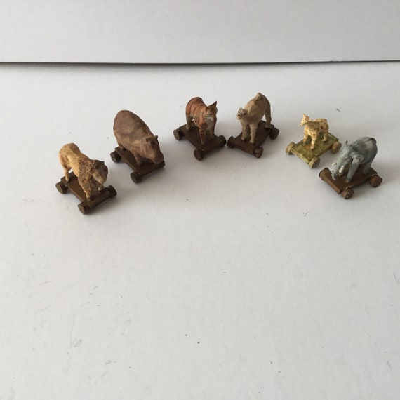 dolls house miniature animals