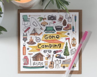 Gone Camping Card