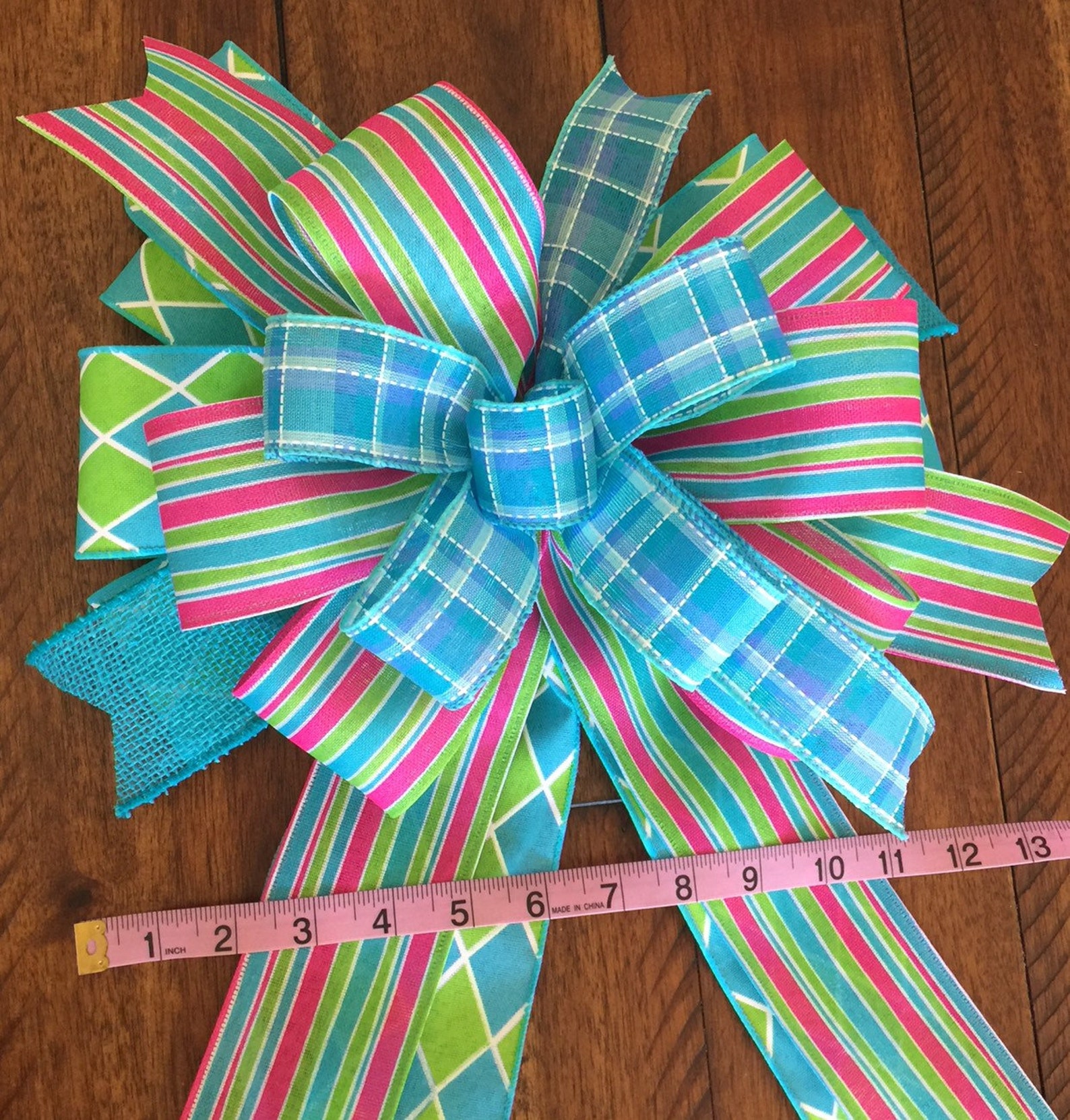 Spring Wreath Bows Easter Wreath Bow Spring Wreath Bow Etsy