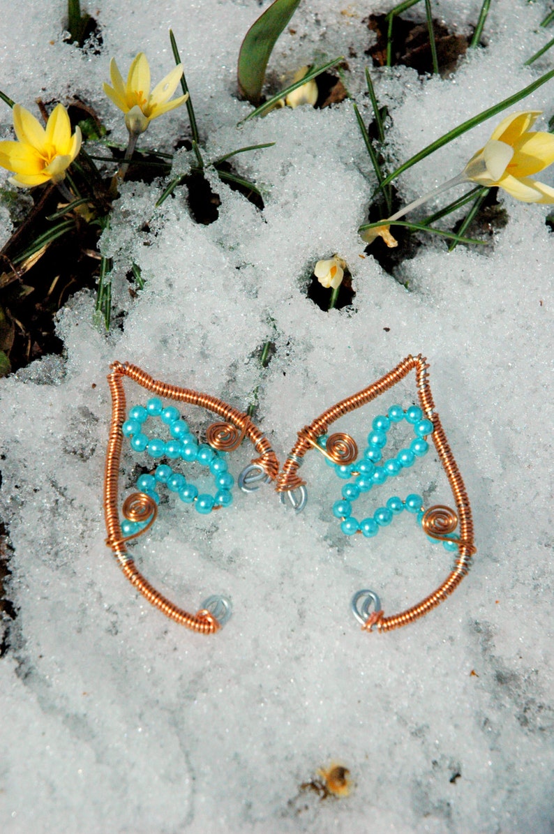 Swirling Waters Undine Elf Ear Cuffs
