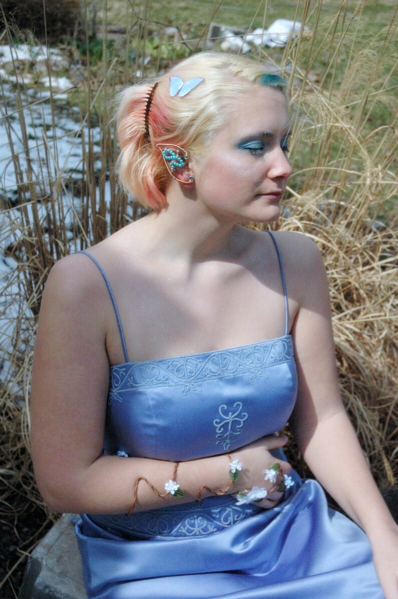 Swirling Waters Undine Elf Ear Cuffs
