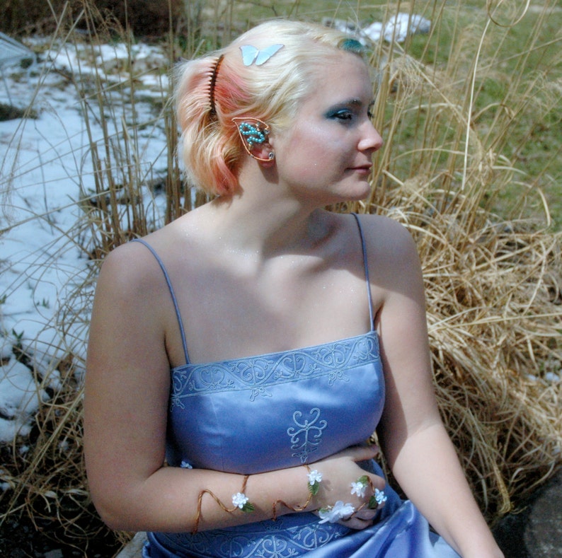 Swirling Waters Undine Elf Ear Cuffs