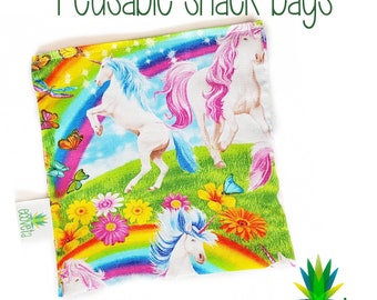 Zero waste reusable snack bags, made to order.