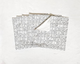 Handmade Handkerchief or Pocket Square. Available singly or in sets. Custom made to order.