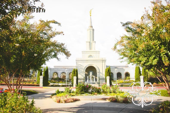Sacramento California Lds Mormon Temple Etsy