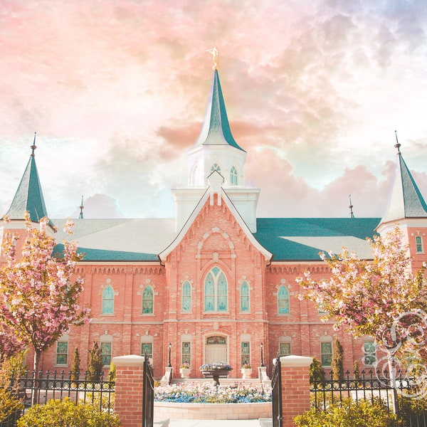 Provo City Center, Utah Temple - Digital Image