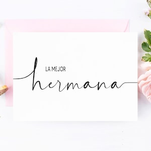 Révélation de grossesse à la carte de soeur, annonce de grossesse espagnole pour Hermana à Tia, Tia Auntie Auntie Aunt Card de la sœur, amie, Tia Promotion