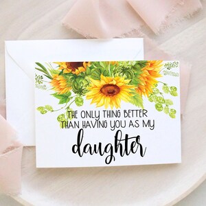 Zwangerschap Reveal Card voor dochter | Zonnebloem Baby Aankondiging voor Dochter Nieuwe Grote Zus Kaart van Mama Papa | Nieuwe sibling card