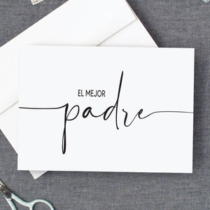 Zwangerschap onthullen aan papa kaart, Spaanse zwangerschap aankondiging voor papa, Padre naar Abuelo kaart, vader promotie kaart grootvader, nieuwe grootouder