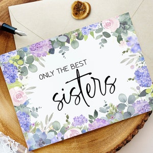 Carte d’annonce de grossesse pour sœur | Révélation surprise de bébé pour la nouvelle tante de sœur frère | Les meilleures sœurs promues tante