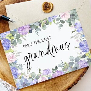 Carte d’annonce de grossesse pour grand-mère | Révélation surprise du bébé pour la nouvelle arrière-grand-mère de la petite-fille petit-fils | Seulement les meilleures grands-mères