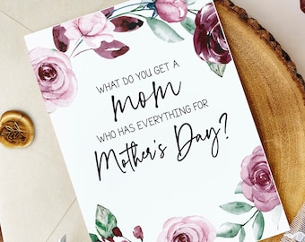 Anuncio de embarazo del Día de las Madres para mamá / Tarjeta de revelación de nueva abuela / Tarjeta de revelación de bebé del Día de las Madres / Tarjeta de nieto de nuevo bebé