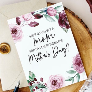 Mothers Day Pregnancy Announcement for Mom | New Grandma Reveal Card | Mothers Day Baby Reveal Card | New Baby Grandchild Card