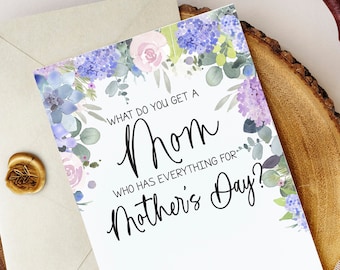 Mothers Day Pregnancy Announcement for Mom | New Grandma Reveal Card | Mothers Day Baby Reveal Card | New Baby Grandchild Card