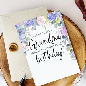 Grossesse d’anniversaire de grand-mère Révéler | Nouvelle carte d’annonce de grossesse de l’arrière-grand-mère | Anniversaire maman | Révélation de bébé pour arrière-petit-enfant