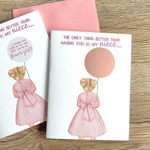 Flower Girl Proposal Scratch Off Card - Proposition personnalisée et personnalisée Flower Girl - Serez-vous ma flower girl - CHOISISSEZ LA COULEUR DES CHEVEUX