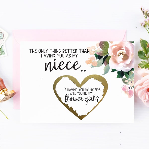 Flower Girl Proposal Etsy