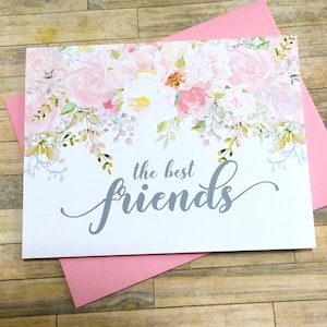 Annonce de grossesse à la meilleure amie - Révélation de grossesse à une amie - Annonce de bébé de nouvelle tante - Avoir une carte de bébé - GARDEN ROMANCE