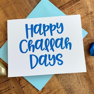 Happy Challah Days - Funny Jewish Holiday Card - Happy Hanukkah Card - Choisissez une seule carte ou un ensemble