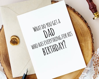 Dad Birthday Card Pregnancy Reveal - New Grandpa Card From Son Daughter - Birthday Baby Surprise Baby Announcement Baby Reveal Dad Grandpa