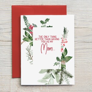 Revelación del embarazo de la mamá / Nueva tarjeta de Navidad de la abuela / Anuncio del bebé del cumpleaños del Día de la Madre / Revelación del bebé para la mamá / nieto