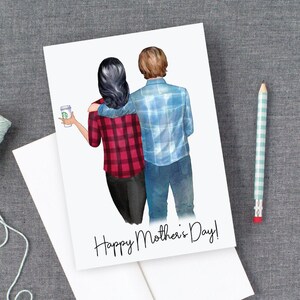 Tarjeta del Día de la Madre / Tarjeta personalizada del Día de las Madres / Tarjeta para mamá / Tarjeta para la hermana / Regalo del Día de la Madre / Tarjeta del Hijo / Recuerdo de la mamá