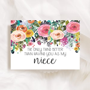 Carte de révélation de grossesse pour nièce - Nouvelle carte Big Cousin - Carte de tante - Carte pour nièce Neveu - Annonce de bébé pour nièce