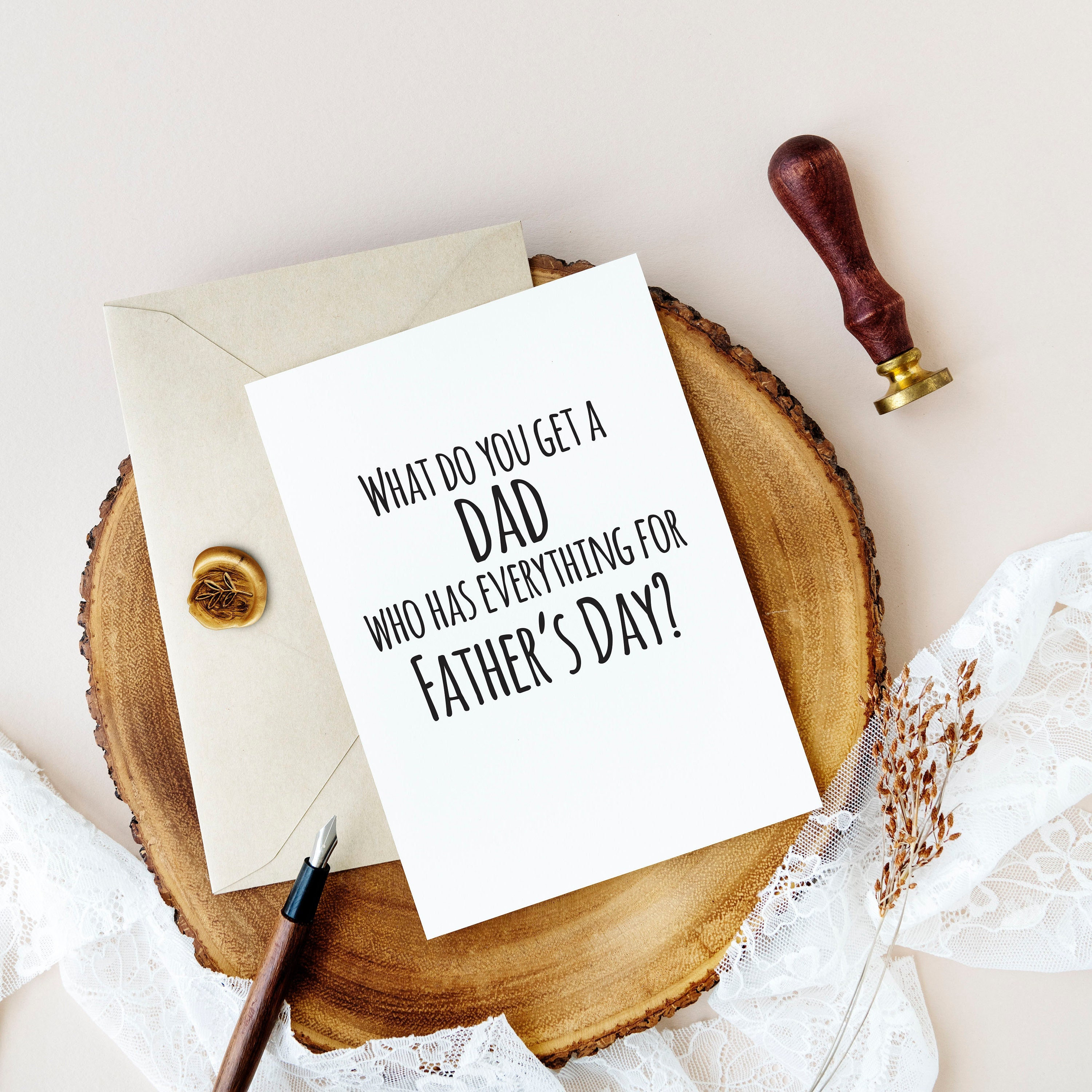 Fathers Day Pregnancy Reveal Card New Grandpa Card From image
