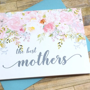 Anuncio de embarazo a mamá - Revelación de embarazo a la madre - Nueva tarjeta de promoción de embarazo de la abuela - Abuela - Nuevo bebé - GARDEN ROMANCE