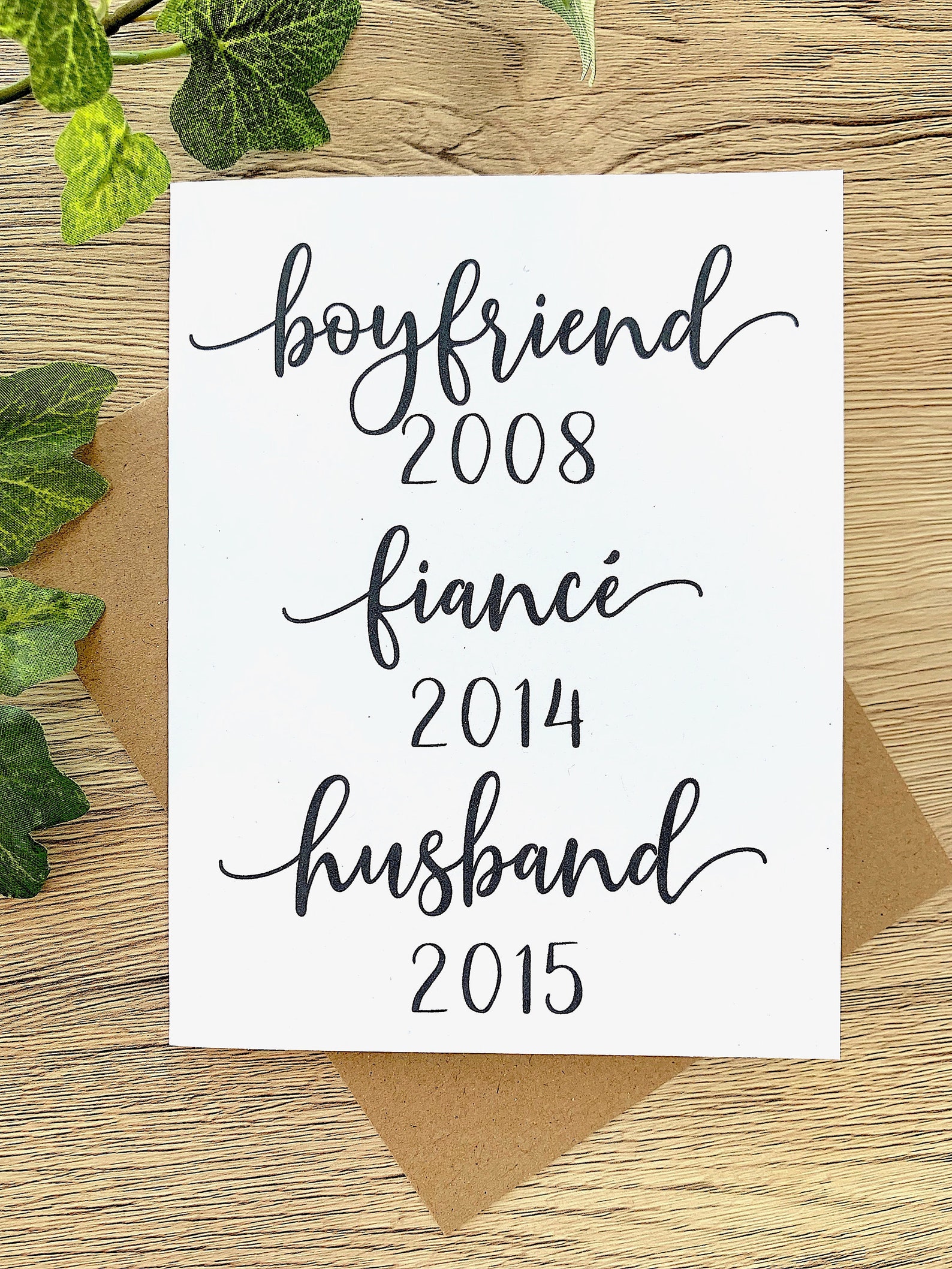 Custom Pregnancy Announcement Card for Husband Personalized Etsy