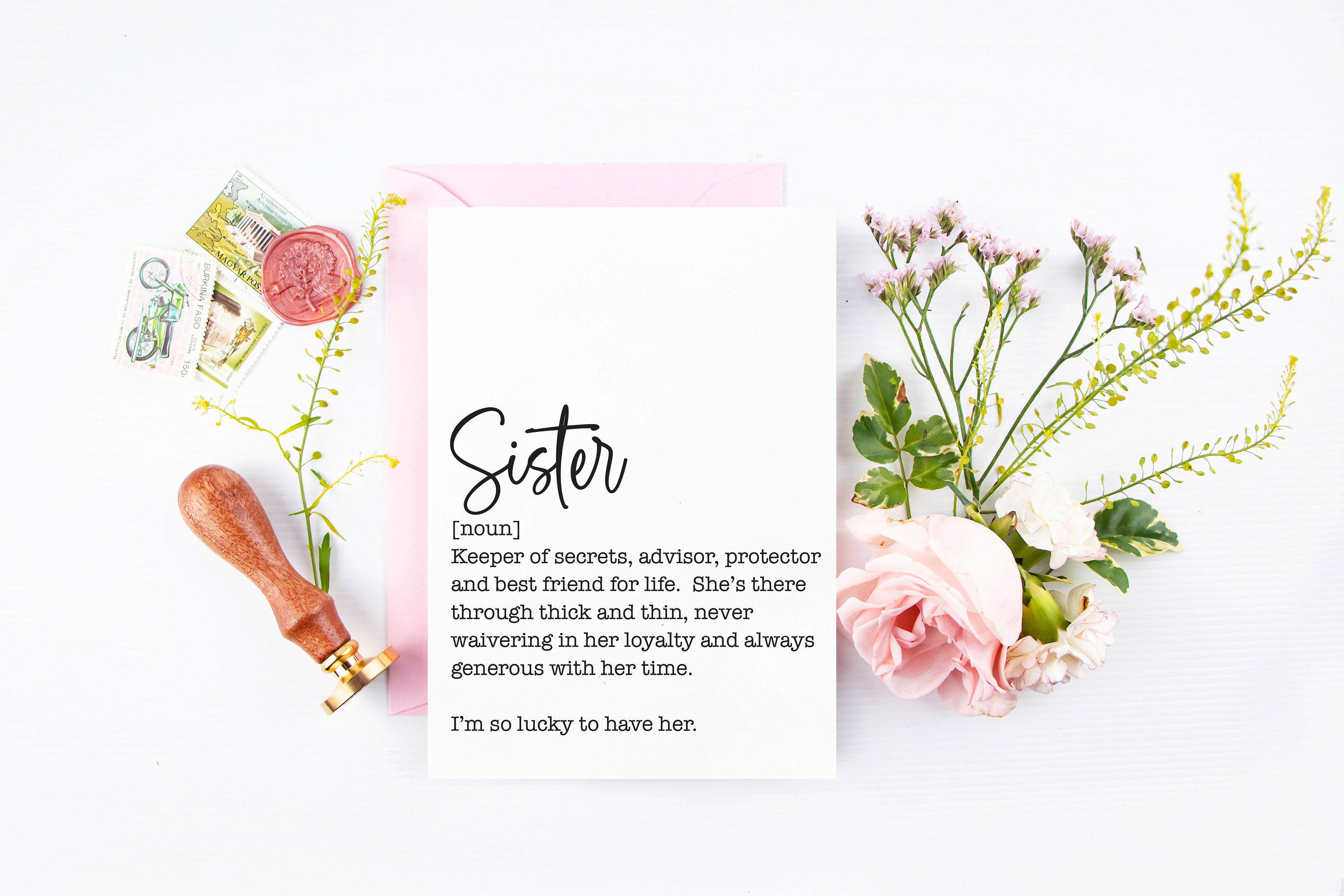 Birthday Card Definition of Birthday Keepsake Card for Best Etsy
