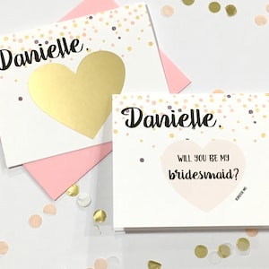 Serez-vous ma demoiselle d’honneur Scratch Off - Bridesmaid Proposal Scratch Off Card - Carte de proposition unique Bridesmaid ROSE JUBILEE