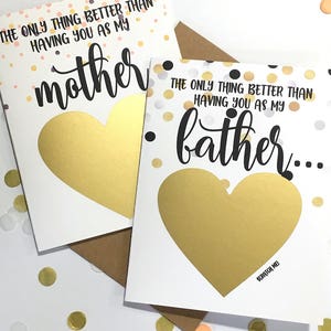 Pregnancy Reveal to Father Scratch Off Card Pregnancy Announcement Grandpa only thing better than having you as a dad CONFETTI image 1
